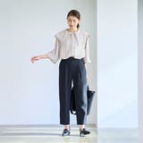【RONEL】ラチネイージーテーパードパンツ | coen【women】 | 詳細画像7 