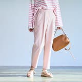 LT.PINK | 【RONEL】ラチネイージーテーパードパンツ | coen【women】