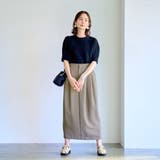 【RONEL】ダブルクロスタックスカート | coen【women】 | 詳細画像11