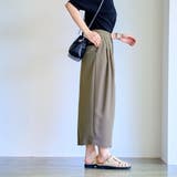 【RONEL】ダブルクロスタックスカート | coen【women】 | 詳細画像3