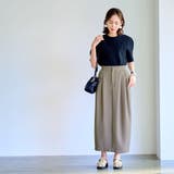 【RONEL】ダブルクロスタックスカート | coen【women】 | 詳細画像9