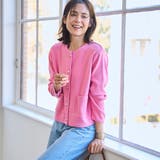 PINK | 【RONEL】金釦ニットカーディガン | coen【women】