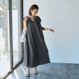 【RONEL】シャーリング2WAYロングワンピース | coen【women】 | 詳細画像11