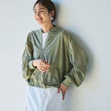 OLIVE | 【RONEL】ライトギャザーブルゾン | coen【women】