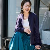NAVY | 【RONEL】ライトギャザーブルゾン | coen【women】