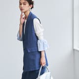 European Flax ジレ | coen【women】 | 詳細画像15 
