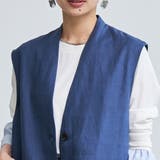European Flax ジレ | coen【women】 | 詳細画像16 