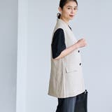European Flax ジレ | coen【women】 | 詳細画像5 