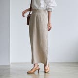European Flax ナロースカート | coen【women】 | 詳細画像2