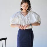 【RONEL】タックショルダーブラウス | coen【women】 | 詳細画像7