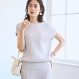 【RONEL】タックプリーツフレンチスリーブニット(セットアップ対応可能) | coen【women】 | 詳細画像2