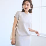 【RONEL】タックプリーツフレンチスリーブニット(セットアップ対応可能) | coen【women】 | 詳細画像3