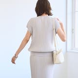 【RONEL】タックプリーツフレンチスリーブニット(セットアップ対応可能) | coen【women】 | 詳細画像4