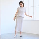 【RONEL】タックプリーツフレンチスリーブニット(セットアップ対応可能) | coen【women】 | 詳細画像7