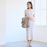 【RONEL】タックプリーツフレンチスリーブニット(セットアップ対応可能) | coen【women】 | 詳細画像9