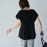 【RONEL】タックワッフルフレンチスリーブカットソー | coen【women】 | 詳細画像10