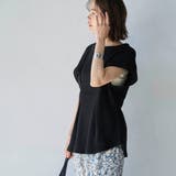 【RONEL】タックワッフルフレンチスリーブカットソー | coen【women】 | 詳細画像11