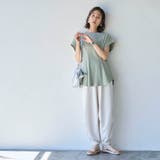 【RONEL】タックワッフルフレンチスリーブカットソー | coen【women】 | 詳細画像12