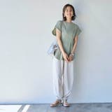 【RONEL】タックワッフルフレンチスリーブカットソー | coen【women】 | 詳細画像14