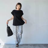 【RONEL】タックワッフルフレンチスリーブカットソー | coen【women】 | 詳細画像2