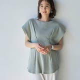 【RONEL】タックワッフルフレンチスリーブカットソー | coen【women】 | 詳細画像20