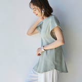 【RONEL】タックワッフルフレンチスリーブカットソー | coen【women】 | 詳細画像23