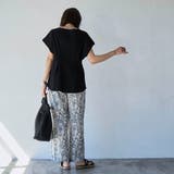 【RONEL】タックワッフルフレンチスリーブカットソー | coen【women】 | 詳細画像6