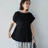 【RONEL】タックワッフルフレンチスリーブカットソー | coen【women】 | 詳細画像9