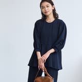 §【RONEL】ジョーゼットペプラムブラウス(セットアップ対応可能) | coen【women】 | 詳細画像15 