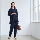 §【RONEL】ジョーゼットペプラムブラウス(セットアップ対応可能) | coen【women】 | 詳細画像17 