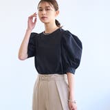【RONEL】タイプライターボリュームスリーブブラウス | coen【women】 | 詳細画像3 
