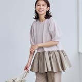 【RONEL】クリアポンチ異素材ドッキングペプラムカットソー | coen【women】 | 詳細画像21