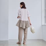 【RONEL】クリアポンチ異素材ドッキングペプラムカットソー | coen【women】 | 詳細画像28