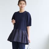 【RONEL】クリアポンチ異素材ドッキングペプラムカットソー | coen【women】 | 詳細画像31