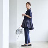 【RONEL】クリアポンチ異素材ドッキングペプラムカットソー | coen【women】 | 詳細画像36