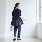 【RONEL】クリアポンチ異素材ドッキングペプラムカットソー | coen【women】 | 詳細画像37