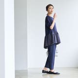 【RONEL】クリアポンチ異素材ドッキングペプラムカットソー | coen【women】 | 詳細画像38