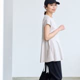 【RONEL】クリアスムースペプラムフレンチスリーブカットソー | coen【women】 | 詳細画像12