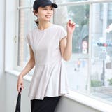 【RONEL】クリアスムースペプラムフレンチスリーブカットソー | coen【women】 | 詳細画像14