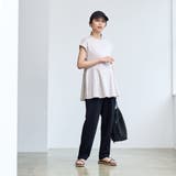 【RONEL】クリアスムースペプラムフレンチスリーブカットソー | coen【women】 | 詳細画像19