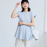 【RONEL】クリアスムースペプラムフレンチスリーブカットソー | coen【women】 | 詳細画像21