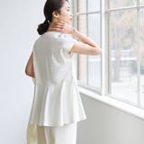 【RONEL】クリアスムースペプラムフレンチスリーブカットソー | coen【women】 | 詳細画像4