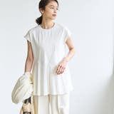 【RONEL】クリアスムースペプラムフレンチスリーブカットソー | coen【women】 | 詳細画像5