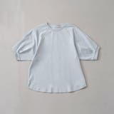 LT.BLUE | 【RONEL】クリアスムースラグランスリーブカットソー | coen【women】