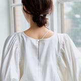 【RONEL】クリアスムースボリュームスリーブカットソー | coen【women】 | 詳細画像3