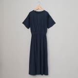 NAVY | 【RONEL】クリアスムースギャザーワンピース | coen【women】