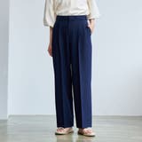 NAVY | マイシルエットワイドパンツ | coen【women】