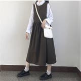 グレージュ | ワンピース シャツ ブラウス 2点セット ノースリーブ ウエスト Aライン | coko.tokyo