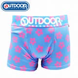 メンズ ボクサーパンツ 花柄 シアン 下着 前閉じ OUTDOOR | COMPLETE | 詳細画像1