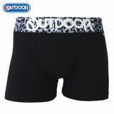 OUTDOOR メンズ ブラックフィットボクサーパンツ | COMPLETE | 詳細画像3